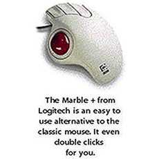 로지텍 트랙맨 마블 플러스 휠 트랙볼/마우스 T-CL13 Logitech Trackman Marble Plus Wheel Trackball/Mouse T-CL13, 1
