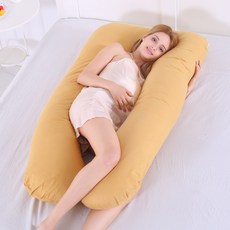 u자바디필로우 바디필로우 u자형바디필로우 바디플로우베개 m자바디필로우 m자형바디필로우 임산부바디필로우 쿨바디플로우베개 u자형베개, 프리사이즈, 코튼-베이지
