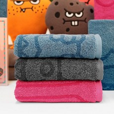 국산 스위트몬스터 뱀부 세면 30수 160g 중저가 인쇄 제조 towel 선물 수건 답례품 특판 타올 고급 판촉물 가성비 실용적인 실속형 괜찮은 쓸만한, 핑크