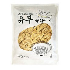유부 슬라이스 1kg 냉동, 1개