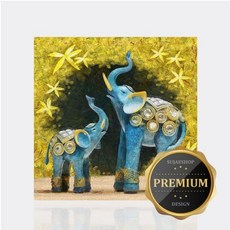 보석십자수코끼리