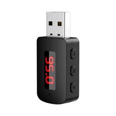 호환용 차량용 송신기 리시버 블루투스 호환 LED 디스플레이 미니 USB 전원 자동차 키트 오디오 어댑터 FM, 02 M10 5.4, 01 CHINA