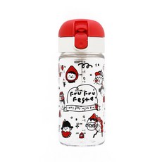 릿첼 AQ 슬림 드링킹컵, 레드, 1개, 240ml