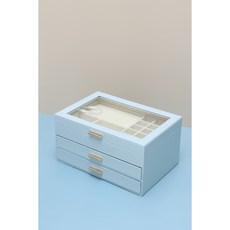 루일로 악세사리 보관함 귀걸이 반지 목걸이 정리함 3단
