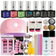 아이빛 공주님 젤네일세트 네일세트, 1세트, 아이빛 공주님 컬러젤5종+젤렘프+네일케어용품+네일용품
