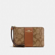 코치 [HAPPYNY] COACH_ 58035 SMALL WRISTLET (KHAKI SADDLE)