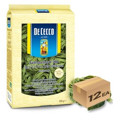 1박스) 데체코 시금치 페투치네 250g x 12개입, 12개