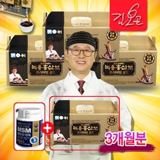 6년근 홍삼 녹용추출액 꽃송이버섯 업그레이드형 김오곤 녹용홍삼보 프리미엄 골드 녹용 홍삼 추출액, 2100ml, 3박스