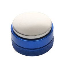 커피 핸들리스 템퍼 바리스타 카페 마카롱 탬퍼 디스트리뷰터 58mm, 블루플랫58mm