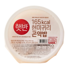 CJ 햇반 현미귀리 곤약밥 150g x 24개