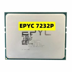 AMD EPYC 7232P 3.1Ghz 8 코어 16 스레드 L3 캐시 32MB TDP 120W SP3 3.2GHz 서버 CPU 프로세서 EPYC7232P