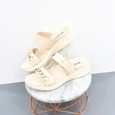 탠디 여성 경량쿠션 핑크 체인버클4cm컴퍼트뮬(X22H03131G)