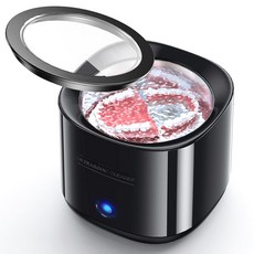 Westburn 틀니 칫솔 나이트 가드 장치 장신구 반지 등을 위한 30와트 전문 초음파 세척기!, Black