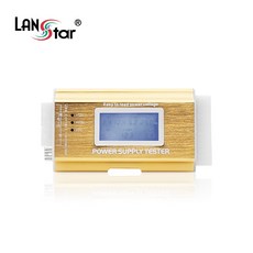 랜스타 파워서플라이 LCD 테스터기 PC파워서플라이 테스트 LS-PSTESTER, 1개