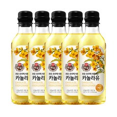 비비고 CJ제일제당 카놀라유 500ML x 5개