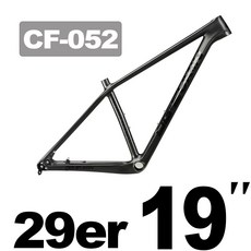  OG-EVKIN CF-052 탄소 MTB 자전거 프레임 디스크 브레이크 29ER/27.5 BB92 UD 무광택 세트 31.6MM 135XQR 142X12MM, 29ER 19inch  Matt, 폴란드 