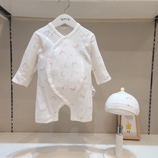 [아가방]논현점*가볍고 얇은 여름 배내우주 모자세트/뱀띠 배내우주/최대3개월까지 착용가능/안심무형광 면100%