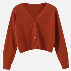 크롭가디건셋업