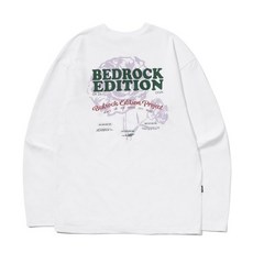 꼼파뇨 BEDROCK EDITION 롱슬리브 화이트 - 꼼파뇨모자