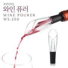 퓨러 와인소품 WS 퓨러 에어레이터 200 에어레이터 와인 소믈리에 와인바 퓨러 와인 소믈리에용품, 1개