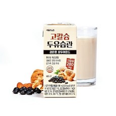 서울에프엔비 고칼슘 두유습관 검은콩 호두아몬드, 190ml, 80개