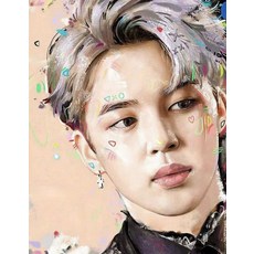 십자수패키지 보석 해바라기 액자 프랑스DIY 5D 다이아몬드 페인팅 KPOP 방탄소년단 크로스 스티치 키트, 06 6_06 square drill 55x70cm