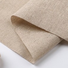 CRT 005 탐나요 순수한 린넨 광목 원단 DIY 패브릭 생지 천, 1개, 네추럴베이지 1개, 네추럴베이지
