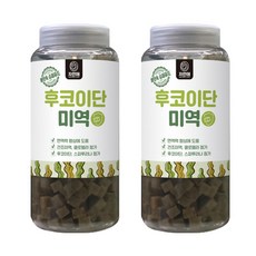 1+1 자연애 강아지 가수분해 간식 후코이단 미역 450g, 단품, 2개