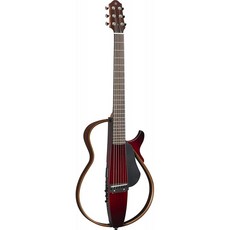Yamaha 6 현 어쿠스틱 일렉트릭 기타 오른쪽 크림슨 레드 버스트 (SLG200S CRB), 단일옵션, 단일옵션
