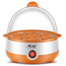 다기능 급속 전기 계란 밥솥 자동 꺼짐 일반 7 보일러 기선 오믈렛 요리 도구 주방기구 아침 식사, orange, 1개