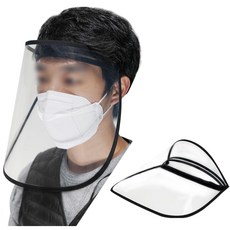 미래통상 방역모자 투명보호커버 안면보호커버 PVC 모자커버
