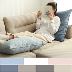 아망떼 코튼벨 40수 고밀도 순면 등받이쿠션(솜포함)