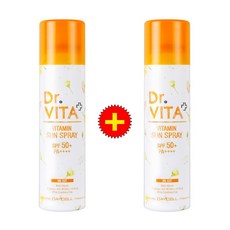 데이셀 닥터비타 비타민 선스프레이 SPF50+ PA++++ 2개 (뿌리는 선크림), 2개 [기능성 샘플 증정!], 150ml