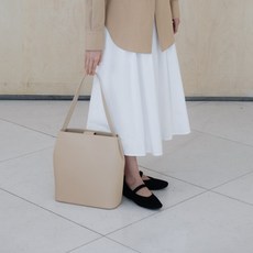 로서울 Aline large shoulder bag Jaune beige