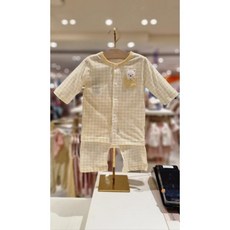 (밍크뮤10) 24SSHK(YE) 체크로미7부내의 (3437005401)