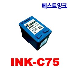 삼성 재생잉크 M75 C75 M75XL C75XL 대용량 INK-M75 INK-C75, C75 컬러표준용량, 1개