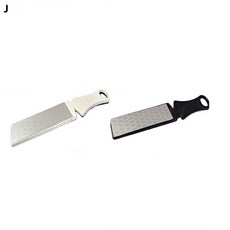  줄서는집 리더스 로제타 다이아몬드 사면 칼갈이 (2개 6x27cm), 2개 