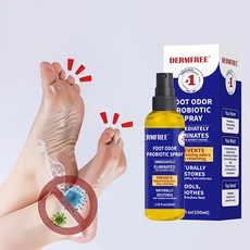 DERMFREE 발냄새 스프레이 발냄새제거를 무좀 스프레이 발에땀 억제 진균 억제