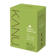 카누 에스프레소 말차라떼 24T, 17.5g, 24개입, 8개