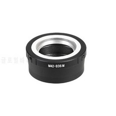 M42-EOSM 어댑터 M42 나사 고정 마운트 렌즈 - 캐논 EOS M EF-M 마운트 미?, 상세내용참조