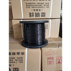농업용 철사 줄 로프 와이어 과수원 코팅 고강도 농자재 하우스용, 블랙 1.0mm 길이 3800m 약7kg, 1개