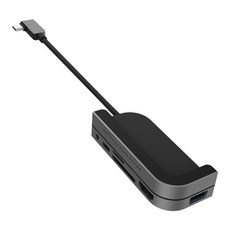 쏘 USB C 타입 허브 아이패드 에어 아이패드프로 HDMI 카드리더기 젠더, CH1 (스페이스그레이)