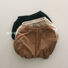 베이비블루머 겨울 아기 여아 남아 도트블루머