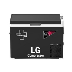 스위스트레져 LG콤프레셔 듀얼 인버터 차량용 냉장고 캠핑 차박 트럭 냉장고 40L (국내 A/S), LG콤프레셔 차량용 냉장고, LG콤프 냉장고 40L