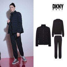 [DKNY GOLF] 여성 경량패딩 점퍼 1종+기모셋업 2종(3종 세트)