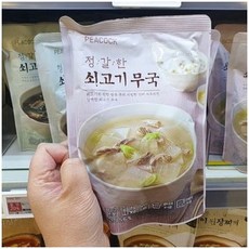 피코크 정갈한 소고기무국 500g, 1개