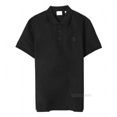 [버버리] 24SS 남성 자수 로고 폴로 반팔티셔츠 (8084010 BLACK 24S)