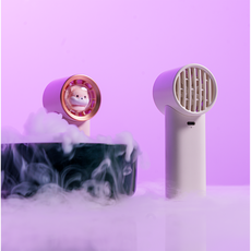 루본 초미니 포켓 터보 댕댕이 선풍기 BLDC 휴대용 손선풍기 핸디팬, 핑크