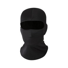 Kewucn Balaclava 스키 마스크 풀 페이스 자외선 및 방풍 페이스 마스크 여름 더운 날씨용 통기성 경량 방한모 사이클링 오토바이 남성 여성용 (블랙), 블랙, 1개