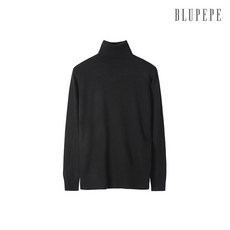 [블루페페] 목폴라 니트탑 P211KSK902_BK